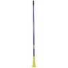 Rubbermaid Wet Mop Handle, Clamp Mop Connection Type, Blue, Fiberglass, 60" Handle Length