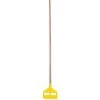Rubbermaid Wet Mop Handle, Side Gate Mop Connection Type, Natural, Wood, 52-3/8" Handle Length