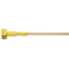 Rubbermaid Wet Mop Handle, Clamp Mop Connection Type, Natural, Wood, 60" Handle Length