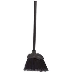 Rubbermaid 28" Lobby Broom With Synthetic, Black Bristles