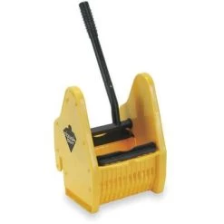 Tough Guy Down Press Mop Wringer, Yellow, Plastic, 16 To 24 Oz. Mop Capacity