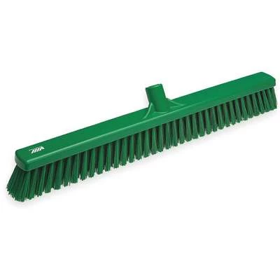 Vikan Soft-Stiff Bristle Combo Floor Broom Head, 2 X 24 Inch, Green 1 Vikan Soft-Stiff Bristle Combo Floor Broom Head, 2 X 24 Inch, Green