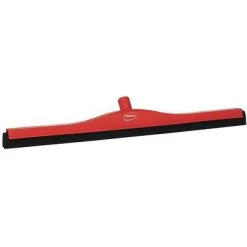 Vikan Double Blade Foam Floor Squeegee Head, 28 Inch, Red