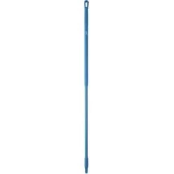 Vikan Stainless Steel Handle For Broom, Squeegee, Or Scraper, 59 Inch, Blue