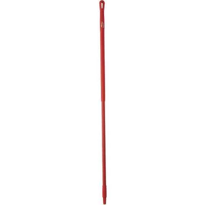 Vikan Stainless Steel Handle For Broom, Squeegee, Or Scraper, 59 Inch, Red 1 Vikan Stainless Steel Handle For Broom, Squeegee, Or Scraper, 59 Inch, Red