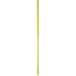 Vikan Stainless Steel Handle For Broom, Squeegee, Or Scraper, 59 Inch, Yellow