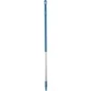 Vikan Aluminum Handle For Broom, Squeegee, Or Scraper, 51 Inch, Blue
