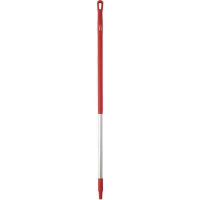 Vikan Aluminum Handle For Broom, Squeegee, Or Scraper, 51 Inch, Red 1 Vikan Aluminum Handle For Broom, Squeegee, Or Scraper, 51 Inch, Red