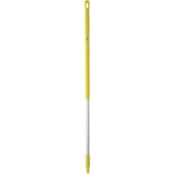 Vikan Aluminum Handle For Broom, Squeegee, Or Scraper, 51 Inch, Yellow