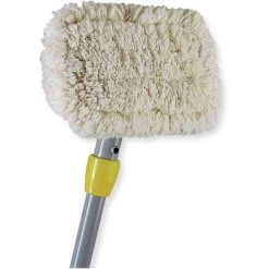 Rubbermaid MoPad: Cotton, 9 In Frame W, White, Quick Change Connection