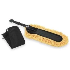 Tough Guy 15-1/2" Microfiber Microfiber Duster With Folding Handle, 1 EA