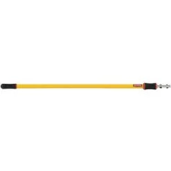 Rubbermaid Extension Handle, Quick Change Mop Connection Type, Yellow, Aluminum, 48" To 96" Handle Length