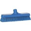 Vikan Stiff Bristle Deck Scrub Brush Head, 3 X 12 Inch, Blue