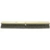 Tough Guy Push Broom: Wood, 30 In Sweep Face, No Handle Broom Handle L, Acme Thread, 3 In Trim Lg