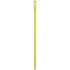 Vikan Heavy Duty Plastic Handle For Broom, Squeegee, Or Scraper, 51 Inch, Yellow