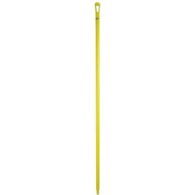 Vikan Color Coded Handle: Threaded, European, Polypropylene, 67 3/4 In Lg, 1 1/4 In Dia, Yellow 1 Vikan Color Coded Handle: Threaded, European, Polypropylene, 67 3/4 In Lg, 1 1/4 In Dia, Yellow