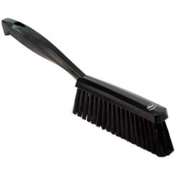 Vikan Soft-Stiff Bristle Bench Brush, 6.5 Inch, Black