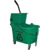 Tough Guy 8-3/4 Gal. Mop Bucket With Side Press Wringer; 34-3/4" H X 24-1/16" L X 16-17/32", Green