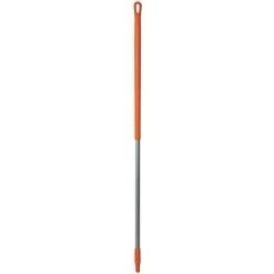 Vikan Aluminum Handle For Broom, Squeegee, Or Scraper, 59 Inch, Orange