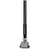 Ability One Dust Mop Handle, Clip On Mop Connection Type, Black, Steel, 60" Handle Length