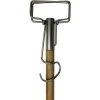 Tough Guy Wet Mop Handle, Clamp Mop Connection Type, Natural, Wood, 62" Handle Length