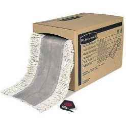 Rubbermaid Cotton Dust Mop Roll, Length 40 Ft., Width 5", 1 EA