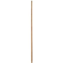Tough Guy Handle: 60 In Broom Handle L, Tapered, Natural Wood, Bamboo