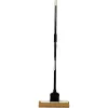 Tough Guy Screw On Sponge Wet Mop Head And Handle, Black, 48" Handle Length