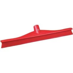 Vikan Single Blade Rubber Floor Squeegee Head, 16 Inch, Red