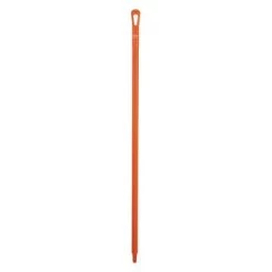 Vikan Heavy Duty Plastic Handle For Broom, Squeegee, Or Scraper, 51 Inch, Orange