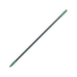 Tough Guy Color Coded Handle: 49 57/64 In Broom Handle L, Acme Thread, Green, Fiberglass