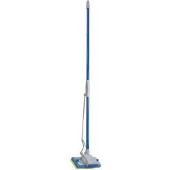 Quickie Screw On Sponge Wet Mop Head And Handle, Yellow, 54" Handle Length