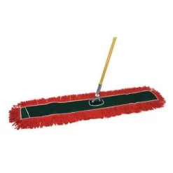 Tough Guy Nylon, Polyester, Steel, Wood Dust Mop Kit, Width 48", 1 EA