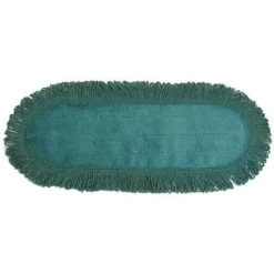 Tough Guy Dust Mop: Microfiber, 36 In L, Launderable, 5 In Dp, Pad End