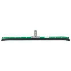 Unger 36" W Curved Rubber Floor Squeegee Without Handle, Black/Green