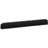 Vikan Replacement Squeegee Blade: 16 In Squeegee Blade Wd, Foam Rubber, Black, Straight Double Blade