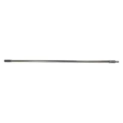 Michigan Brush Handle: 56 In Broom Handle Lg, Acme Thread, Silver, Steel