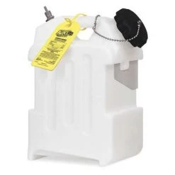 Best Sanitizers, Inc. Pail: 2 1/2 Gal Bucket Capacity, Plastic, White