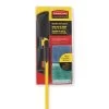 Rubbermaid Spray Mop Kit: Microfiber, 18 In Frame Wd, Yellow, Launderable, Steel