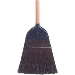 Tough Guy 55" Heavy-Duty Corn Broom With Natural, Tan Bristles