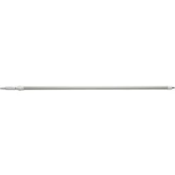 Vikan White European Thread Aluminum Waterfed Broom Handle, Length 63" To 114"