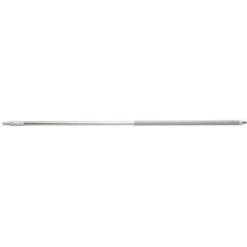 Vikan White European Thread Aluminum Waterfed Broom Handle, Length 61"