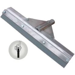 Tough Guy 16" W Straight Rubber Floor Squeegee Without Handle, Gray