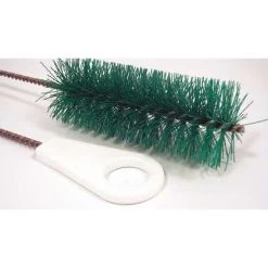 Pipe Brush: Nylon Bristles, Plastic Handle, 2 In Brush Dia., 5 In Brush Lg, Green