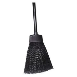 Ability One 46" Heavy-Duty Angle Broom With Synthetic, Black Bristles