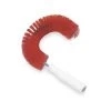 Hook Brush: Polyester Bristles, 2 1/4 In Brush Dia., 8 In Brush Lg, 11 1/2 In Overall Lg