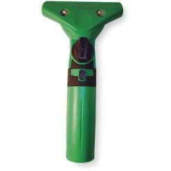 Unger Squeegee Handle: 3 1/2 In L, Nylon Plastic, Tapered, Green