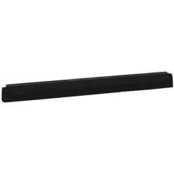 Vikan Replacement Squeegee Blade: 20 In Squeegee Blade Wd, Foam Rubber, Black, Straight Double Blade