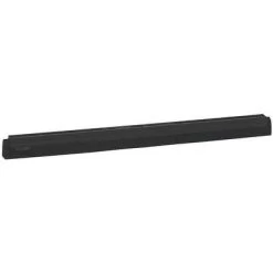 Vikan Replacement Squeegee Blade: 24 In Squeegee Blade Wd, Foam Rubber, Black, Straight Double Blade