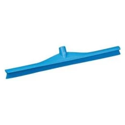 Vikan Single Blade Rubber Floor Squeegee Head, 24 Inch, Blue